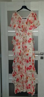 Dlhé MISSGUIDED volánové šaty v.38 - NOVÉ - 5