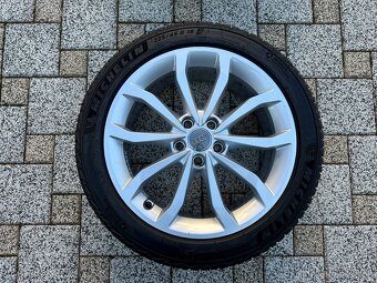 Hliníkové disky orig. Audi + zimné pneumatiky 225/45 R18 - 5