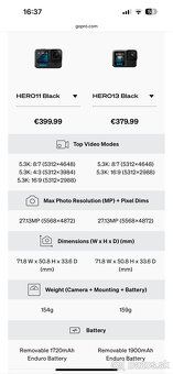 GoPro Hero 11 Black + príslušenstvo - 5