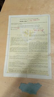 Preukaz..účtenka ..na veterán.. Škoda - 5