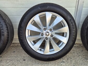 Letná sada hliníkových kolies Škoda Superb IV 215/55 R17 - 5