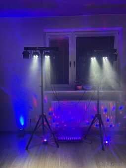 Zdravím predám svetelnú zostavu party LED svetiel - 5