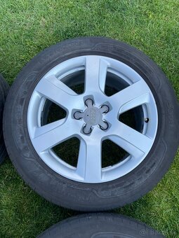 Audi r17 5x112 + letné pneu - 5