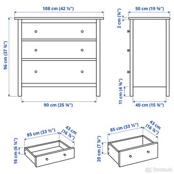 Komoda HEMNES - 5