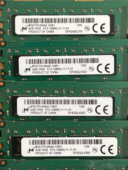 Predám pamäťové moduly DDR3 4GB - 5