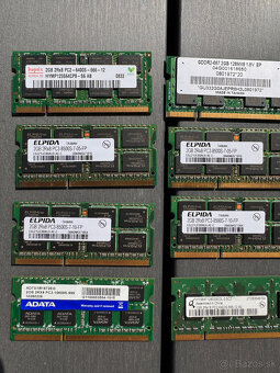 Notebook RAM pamäte: 256 MB, 512 MB, 1 GB a 2 GB - 5