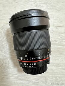 Samyang 16mm f/2.0 ED AS UMC CS baj. (AE) Nikon DX - 5