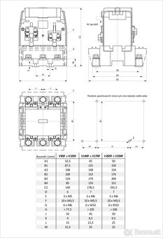 3 polovy stykač V205 F - 5