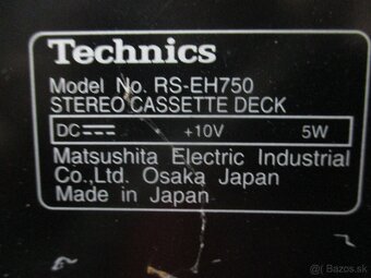 TECHNICS RS-EH750 cassette deck - 5