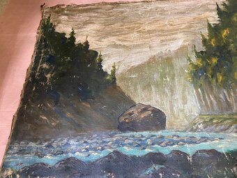 Jenen - maľba na plátne bez rámu - 5