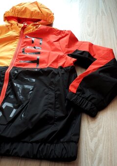 Čierno oranžovo žltá vetrovka Coccodrillo, v.152/M - 5