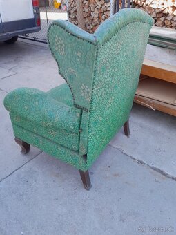 Predám staré zelené kreslo - 5