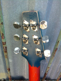 Stará československá elektrická Gitara-domáca prerábka - 5
