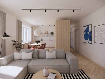 Kompletne moderne zrekonštruovaný 3-izbový byt v centre - 5