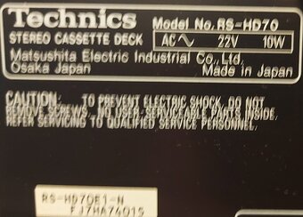 Predám mini systém Technics SC-HD60 - 5