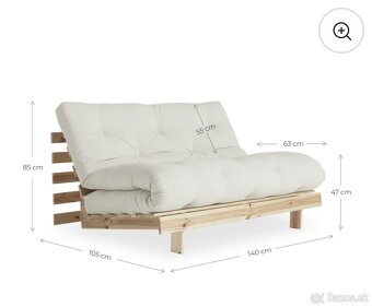 Predám rozkladaciu sedačku/postel Karup - 5