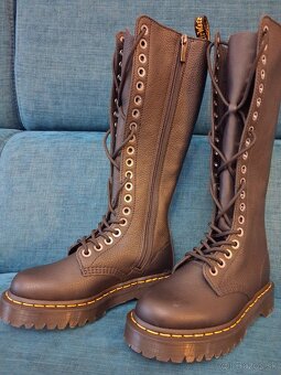 Dr.Martens vysoké kožené čizmy - 5