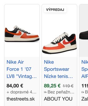 nike AirForce 1, velkost 41 - 5
