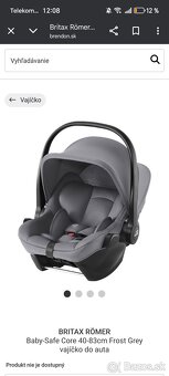Predám vajíčko - autosedačku Britax Romer - 5
