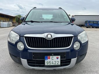 PREDAM ŠKODA YETI 2.0TDi 103kW 4x4 dovoz DE - 5