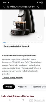 Predám kavovar Philips Senseo - 5