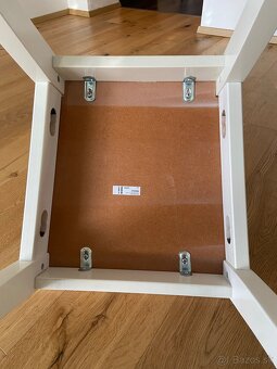 4 drevene stolicky biele plus somlik - 5