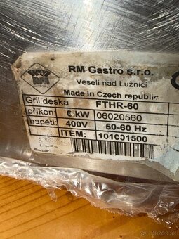 Elektrická grilovacia platňa FTHR-60 - 5