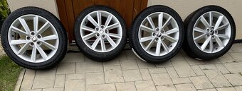 Skoda FABIA disky silber 7jxR16 ET46 215 45 R16 Zimné - 5