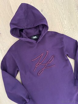 Karl Lagerfeld mikinové šaty signature M - 5