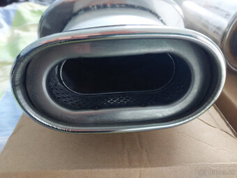VÝFUK TUNING Univerzal fungl nový sportovní výfuk. leštěný - 5