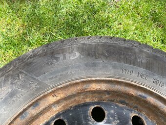 Plechové disky + puklice + pneumatiky 165/70 R14 85T XL - 5