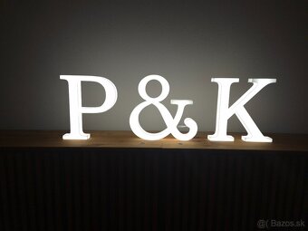 Svetelné písmená na prenájom – vytvorte si vlastný napis - 5