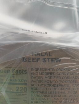 MRE Usa Army 🇺🇲 Halal edícia 🍝🍴 - 5
