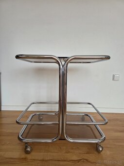 Chrómový servírovací stolík - 5