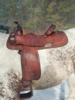 Westernove sedlo znacka western import - 5