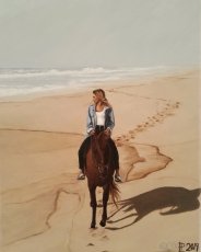 Ručne maľovaný obraz - olejomaľba - príroda - 5