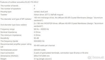 ELAC FS 249.2 Black High Gloss - 5