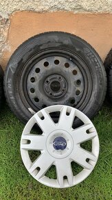 Plechove disky s pneumatikami 195/60R15 Ford B-Max - 5