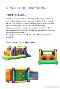 🎉 Prenájom Skákacích Hradov a Maskota 🎈 - 5