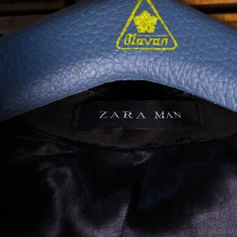 Čierny kabát Zara Man – pánsky, veľkosť L – elegantný zimný - 5