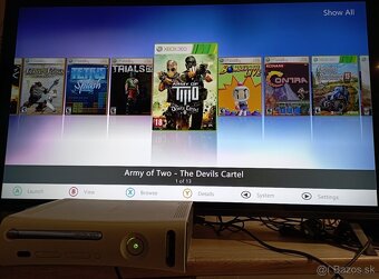 XBOX 360 FAT 60GB - vhodný skôr na opravu - 5