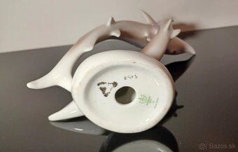 Krásna porcelánová soška Holloháza - 5