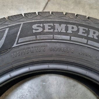 Zimné dodávkové pneumatiky 195/75 R16C SEMPERIT - 5