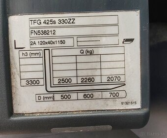 Plynovy vysokozdvižný vozík Jungheinrich TFG 425s - 5