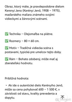 Predam stary obraz Kerenyi /44 - 5