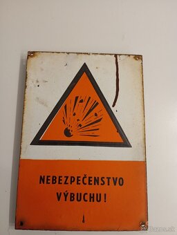 Predám smaltove staré tabuľky . - 5
