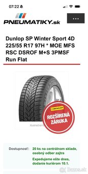 BMW X1 zimná sada Dunlop 17” - 5
