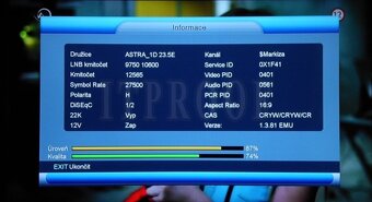 Opticum HD X402 - satelitny HD prijimac - 5