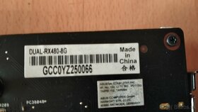 Radeon RX 480, 8 GB GDDR5, 256 bit - 5