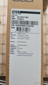 Acer, 15" IPS, 6-jadro, Vega 7, 16gb, ssd, zlava -57% - 5
